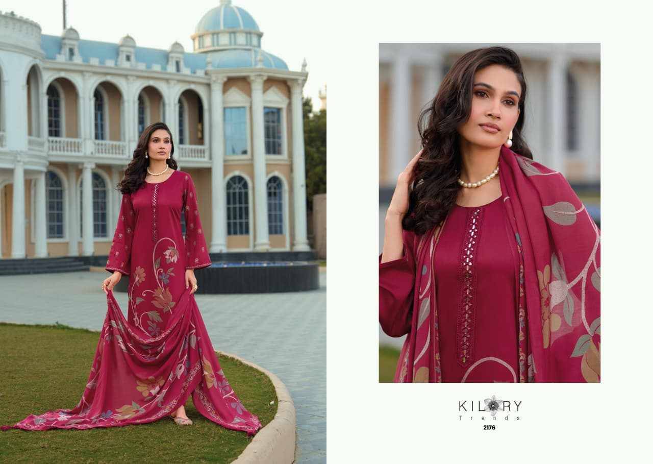 Dhun By Kilory 2171 To 2176 Series Beautiful Festive Suits Colorful Stylish Fancy Casual Wear & Ethnic Wear Pure Silk Dresses At Wholesale Price