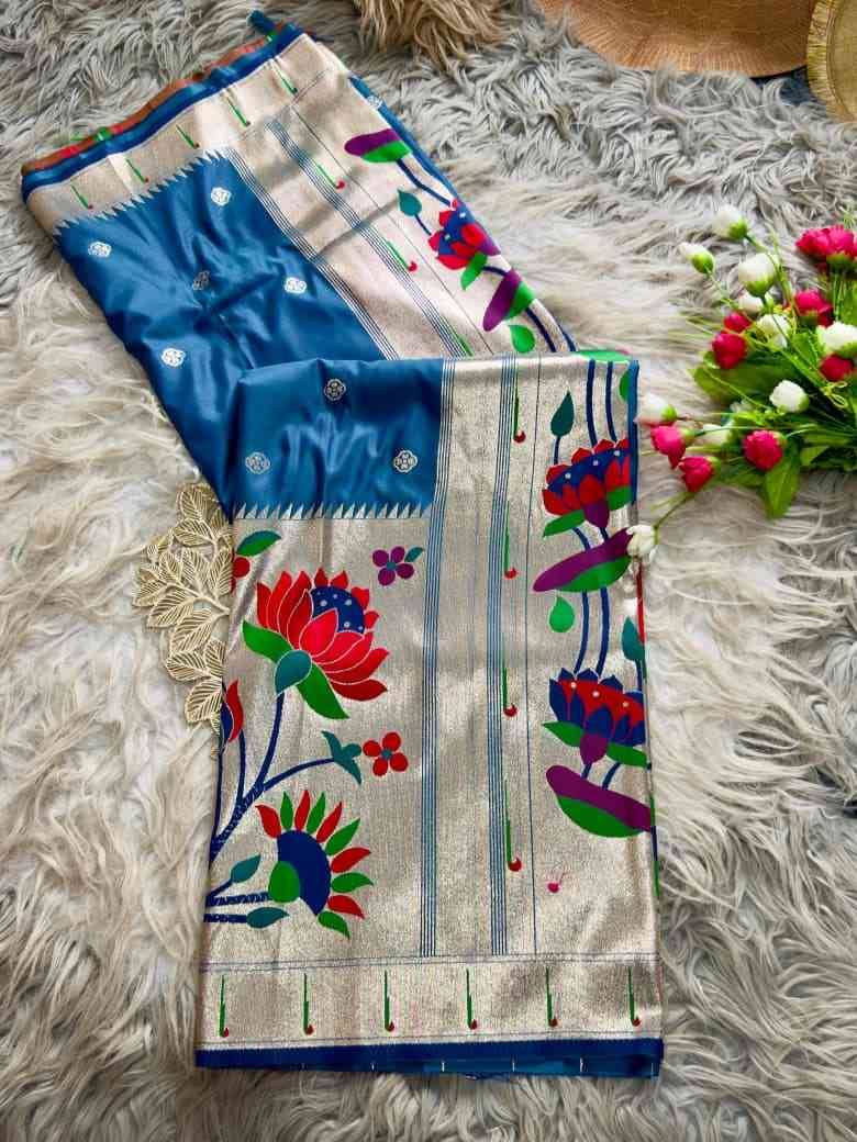 Vv-75 By Fashid Wholesale 01 To 08 Series Indian Traditional Wear Collection Beautiful Stylish Fancy Colorful Party Wear & Occasional Wear Paithani Silk Sarees At Wholesale Price