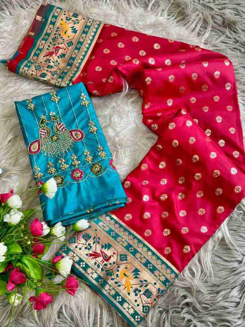 Vv-78 By Fashid Wholesale 01 To 08 Series Indian Traditional Wear Collection Beautiful Stylish Fancy Colorful Party Wear & Occasional Wear Paithani Silk Sarees At Wholesale Price