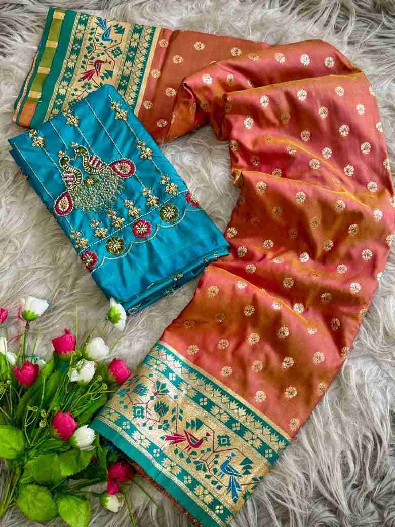 Vv-78 By Fashid Wholesale 01 To 08 Series Indian Traditional Wear Collection Beautiful Stylish Fancy Colorful Party Wear & Occasional Wear Paithani Silk Sarees At Wholesale Price