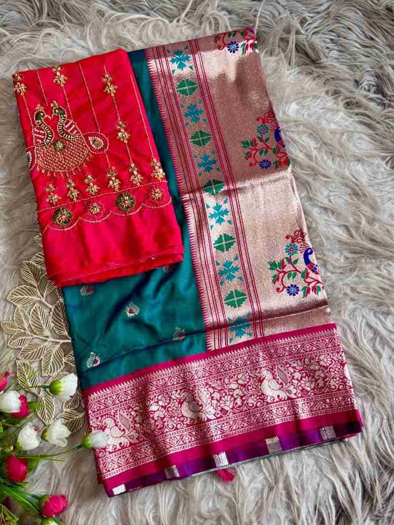 Vv-80 By Fashid Wholesale 01 To 08 Series Indian Traditional Wear Collection Beautiful Stylish Fancy Colorful Party Wear & Occasional Wear Paithani Silk Sarees At Wholesale Price