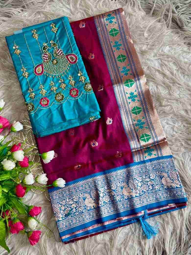 Vv-80 By Fashid Wholesale 01 To 08 Series Indian Traditional Wear Collection Beautiful Stylish Fancy Colorful Party Wear & Occasional Wear Paithani Silk Sarees At Wholesale Price