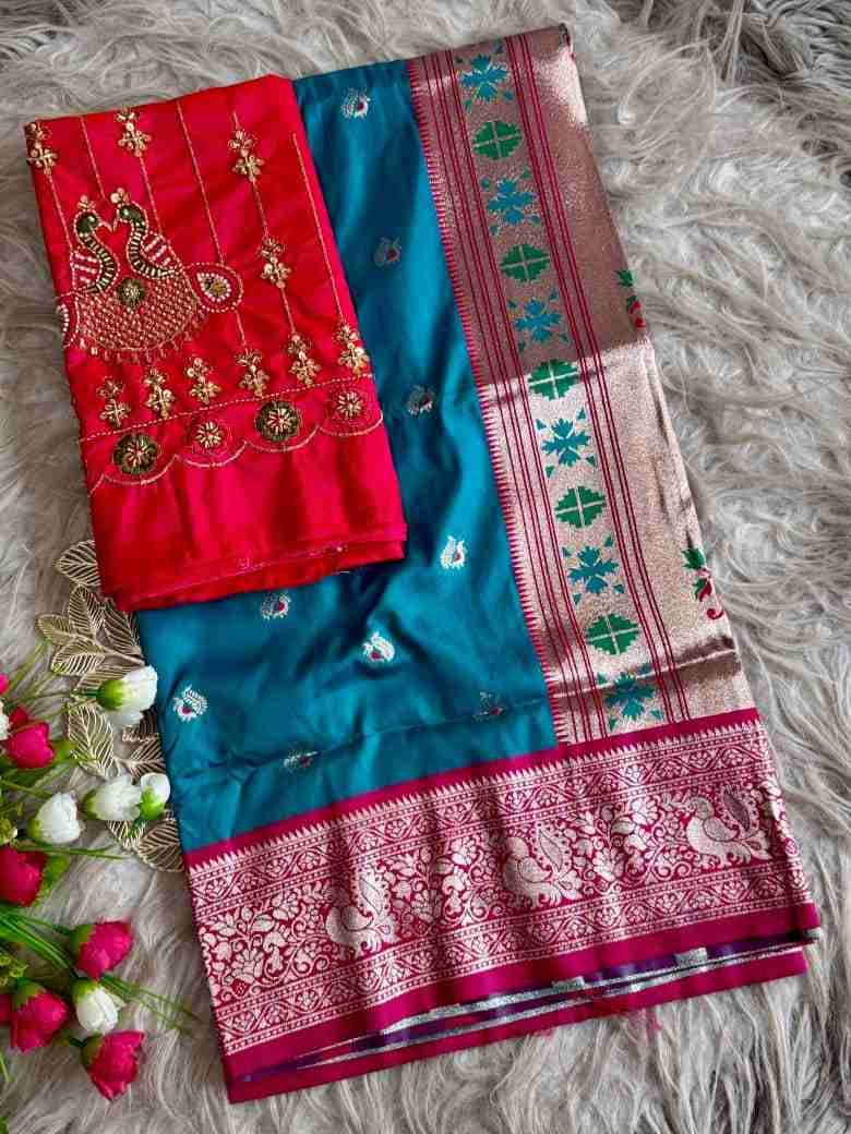 Vv-80 By Fashid Wholesale 01 To 08 Series Indian Traditional Wear Collection Beautiful Stylish Fancy Colorful Party Wear & Occasional Wear Paithani Silk Sarees At Wholesale Price