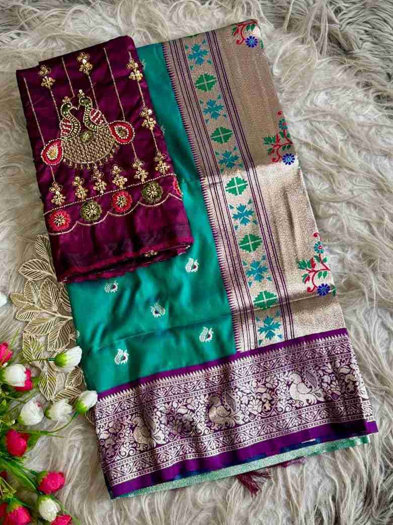 Vv-80 By Fashid Wholesale 01 To 08 Series Indian Traditional Wear Collection Beautiful Stylish Fancy Colorful Party Wear & Occasional Wear Paithani Silk Sarees At Wholesale Price