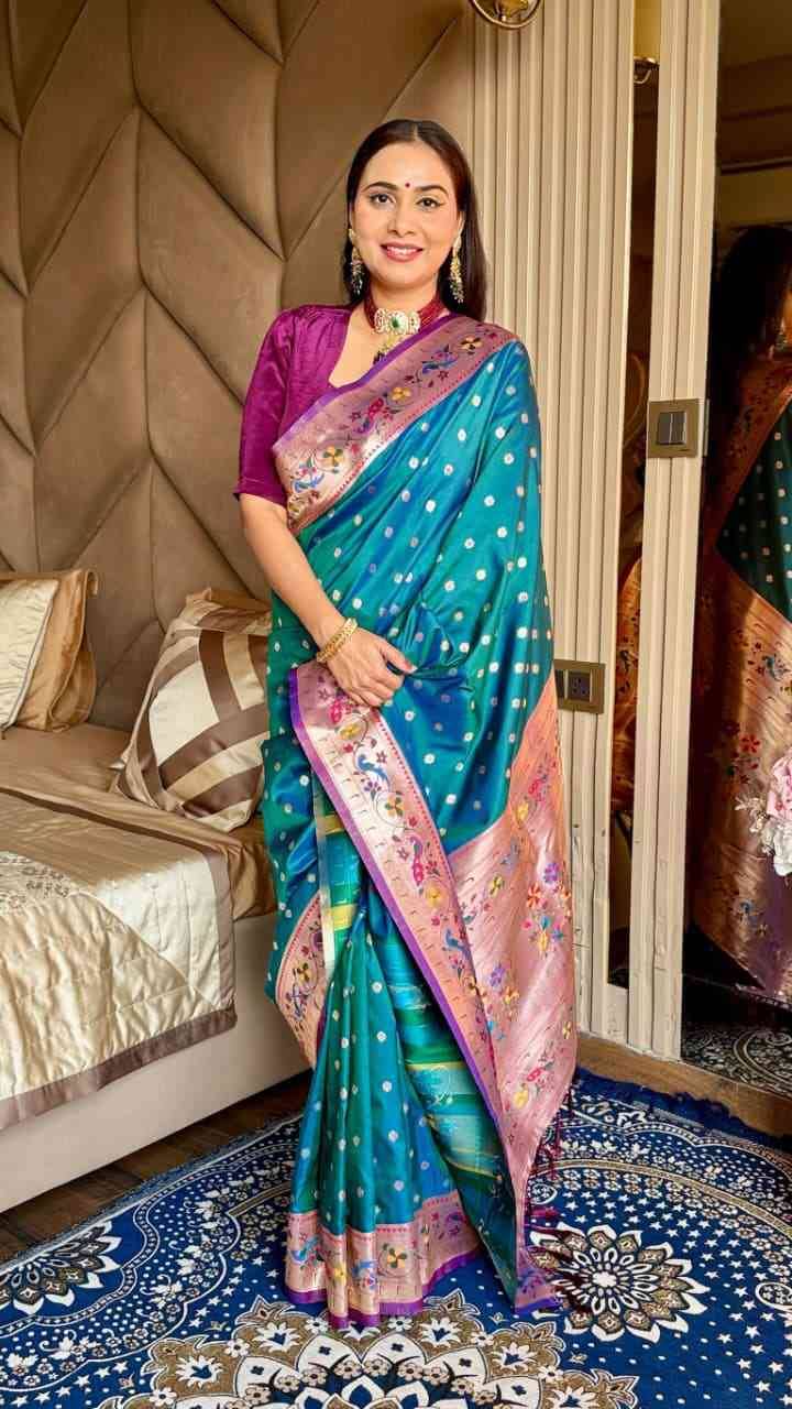 Vv-84 By Fashid Wholesale 01 To 08 Series Indian Traditional Wear Collection Beautiful Stylish Fancy Colorful Party Wear & Occasional Wear Paithani Silk Sarees At Wholesale Price