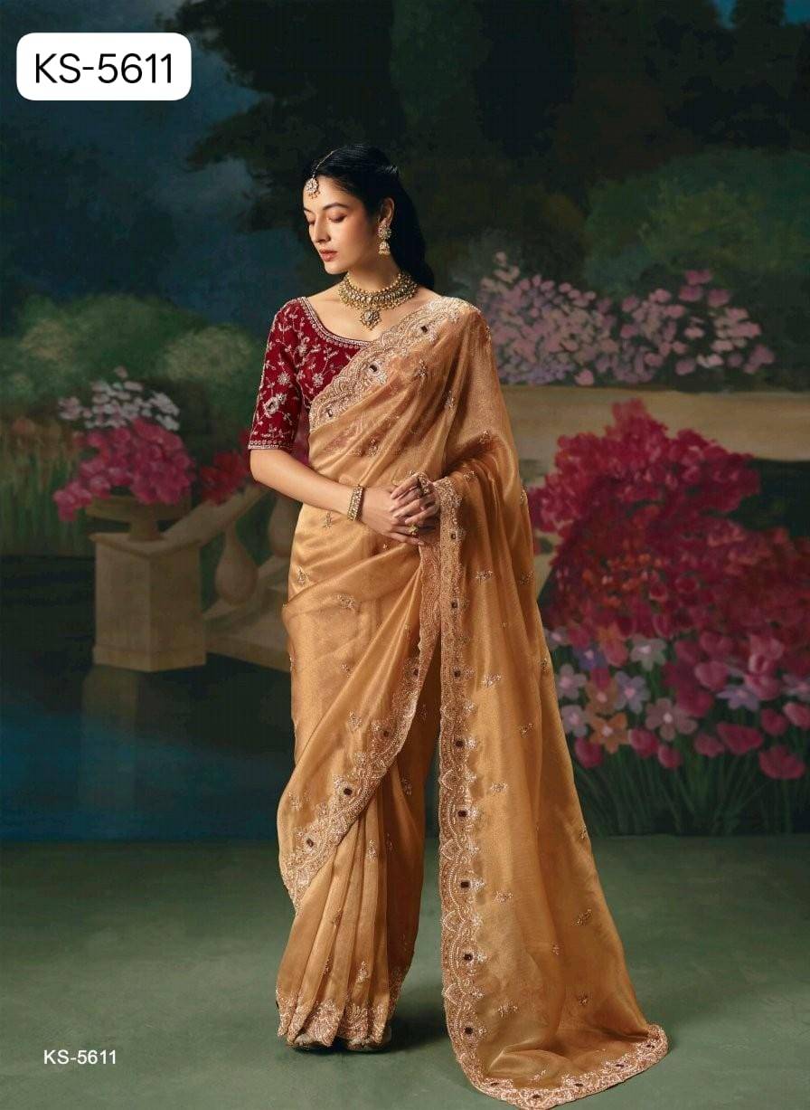 Iconic Vol-3 By Kimora Fashion 5601 To 5611 Series Indian Traditional Wear Collection Beautiful Stylish Fancy Colorful Party Wear & Occasional Wear Fancy Sarees At Wholesale Price