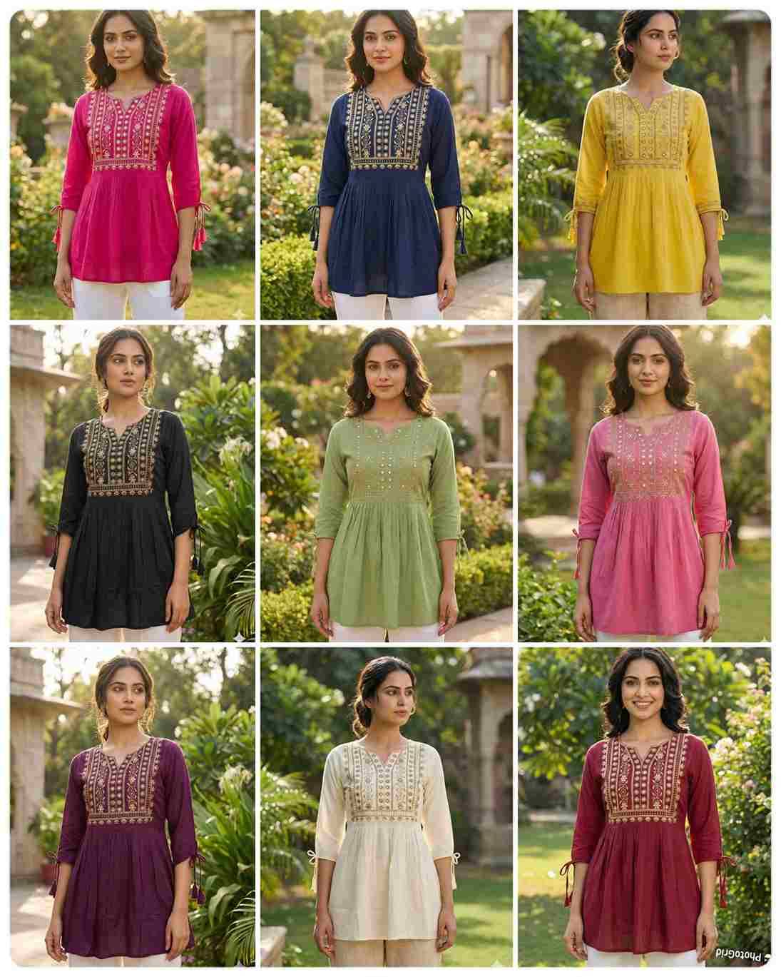 Charmi Vol-5 By Kaamiri 01 To 09 Series Designer Stylish Fancy Colorful Beautiful Party Wear & Ethnic Wear Collection Heavy Rayon Tops At Wholesale Price
