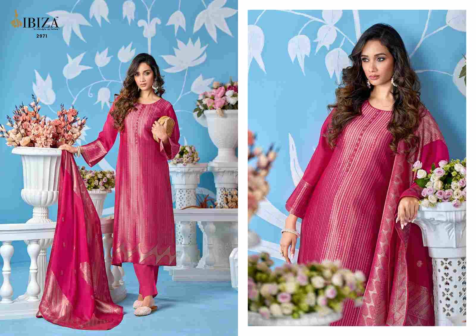 Aghasi By Ibiza 2971 To 2974 Series Designer Festive Suits Beautiful Fancy Stylish Colorful Party Wear & Occasional Wear Pure Bangalori Silk Jacquard Dresses At Wholesale Price