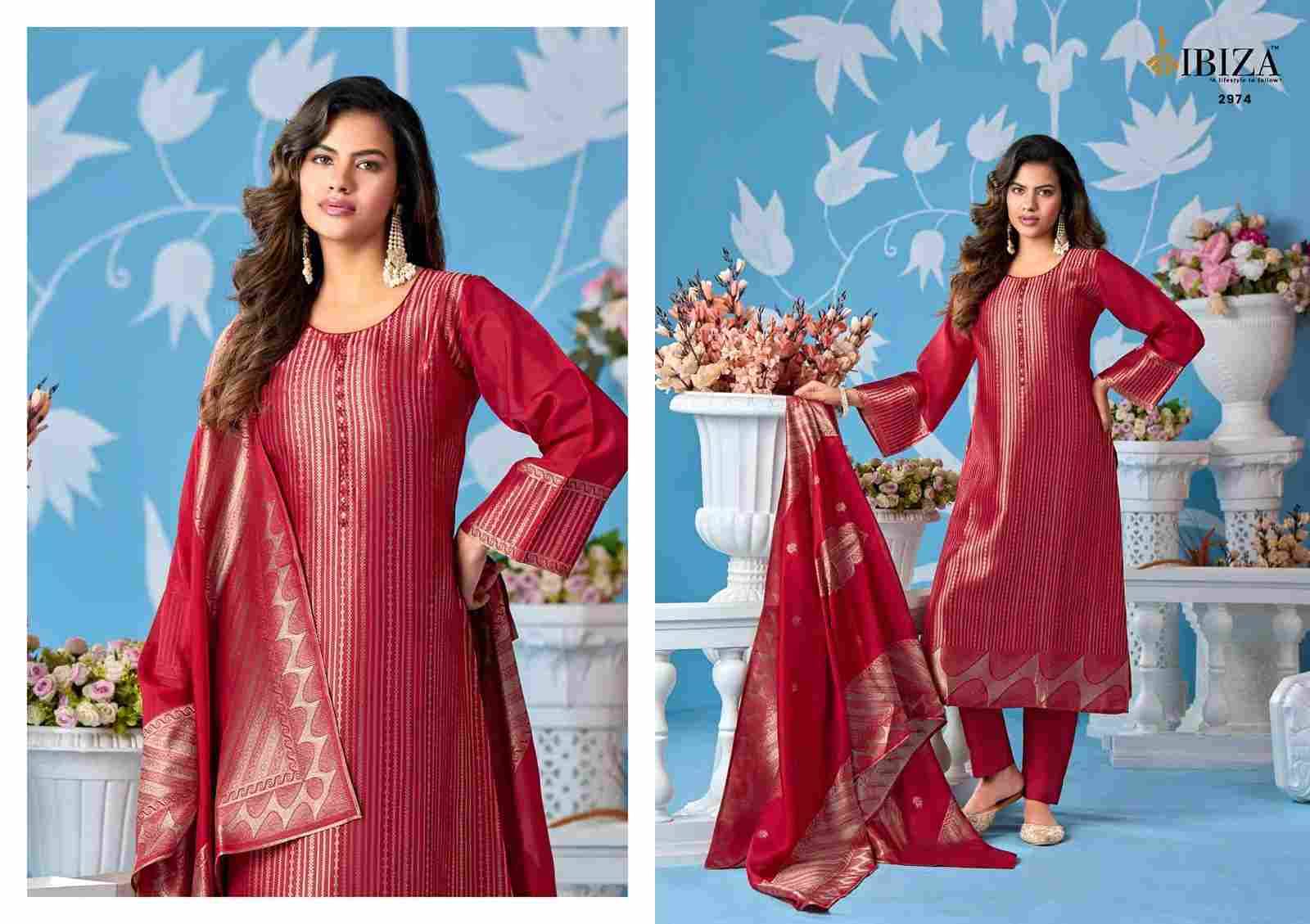 Aghasi By Ibiza 2971 To 2974 Series Designer Festive Suits Beautiful Fancy Stylish Colorful Party Wear & Occasional Wear Pure Bangalori Silk Jacquard Dresses At Wholesale Price