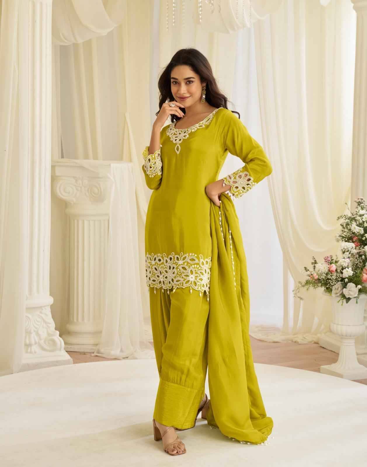 Jinayaa By Sayuri Designer Festive Suits Collection Beautiful Stylish Fancy Colorful Party Wear & Occasional Wear Pure Crepe Silk Dresses At Wholesale Price
