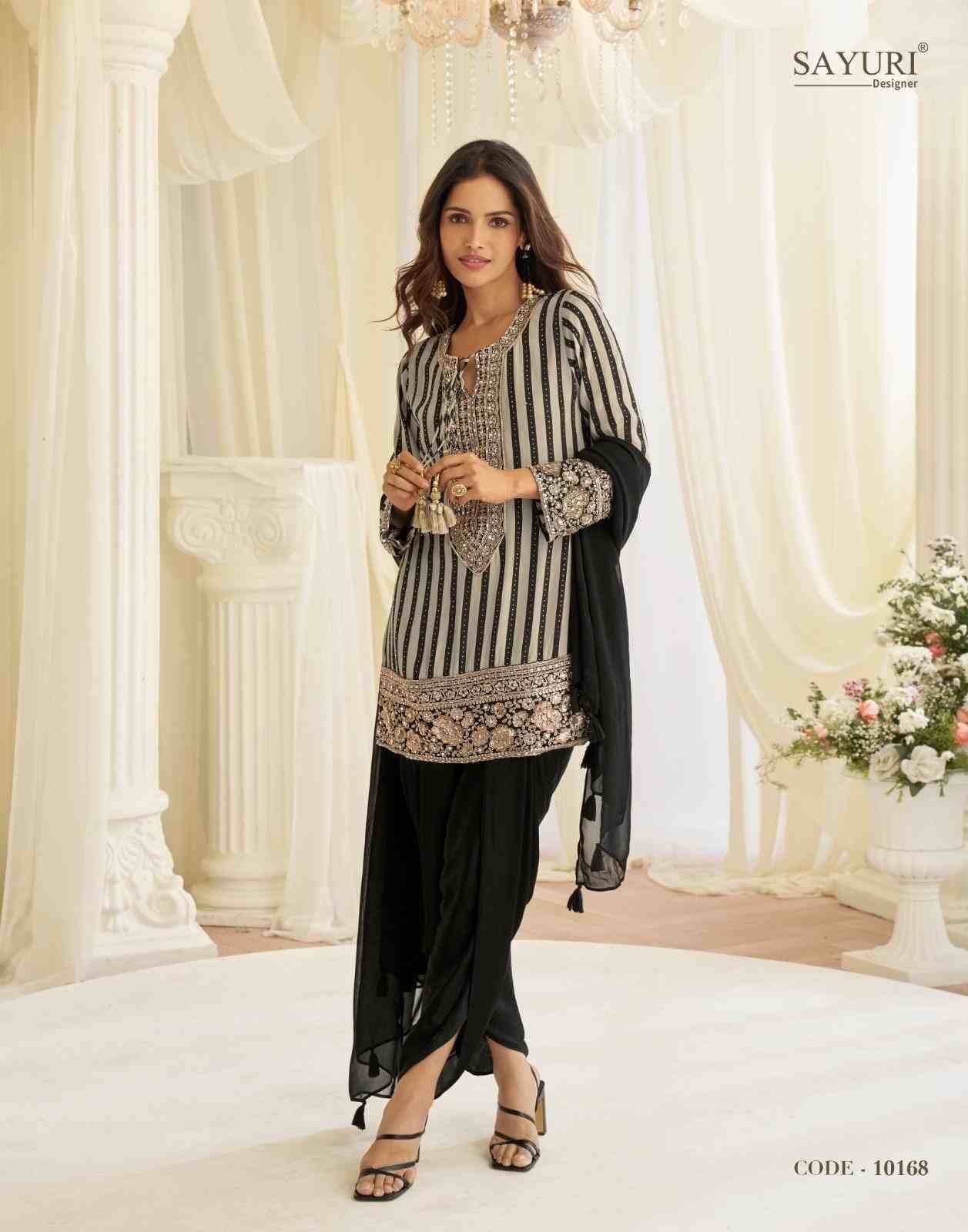 Jinayaa By Sayuri Designer Festive Suits Collection Beautiful Stylish Fancy Colorful Party Wear & Occasional Wear Pure Crepe Silk Dresses At Wholesale Price