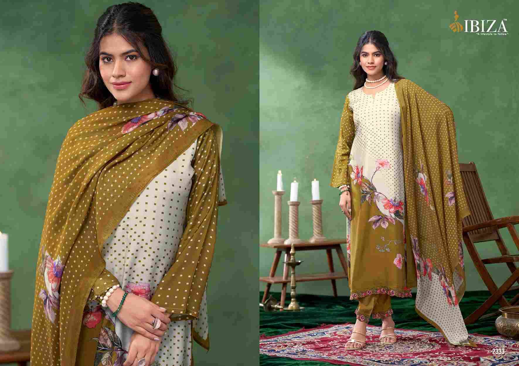 Oregan By Ibiza 2331 To 2334 Series Designer Festive Suits Beautiful Fancy Stylish Colorful Party Wear & Occasional Wear Pure Bemberg Muslin Dresses At Wholesale Price