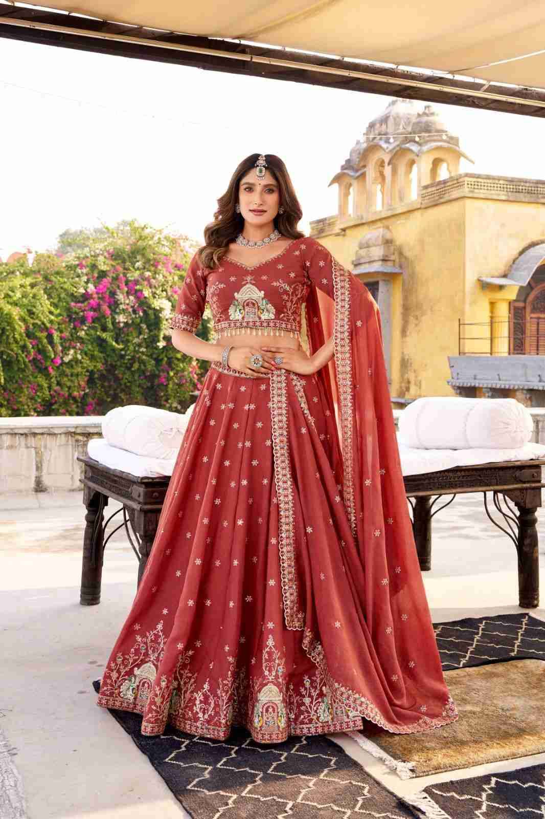 Pc-72 By Fashid Wholesale 01 To 04 Series Wear Collection Beautiful Stylish Colorful Fancy Party Wear & Occasional Wear Georgette Lehengas At Wholesale Price