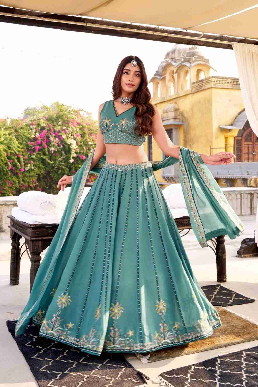 Pc-72 By Fashid Wholesale 01 To 04 Series Wear Collection Beautiful Stylish Colorful Fancy Party Wear & Occasional Wear Georgette Lehengas At Wholesale Price