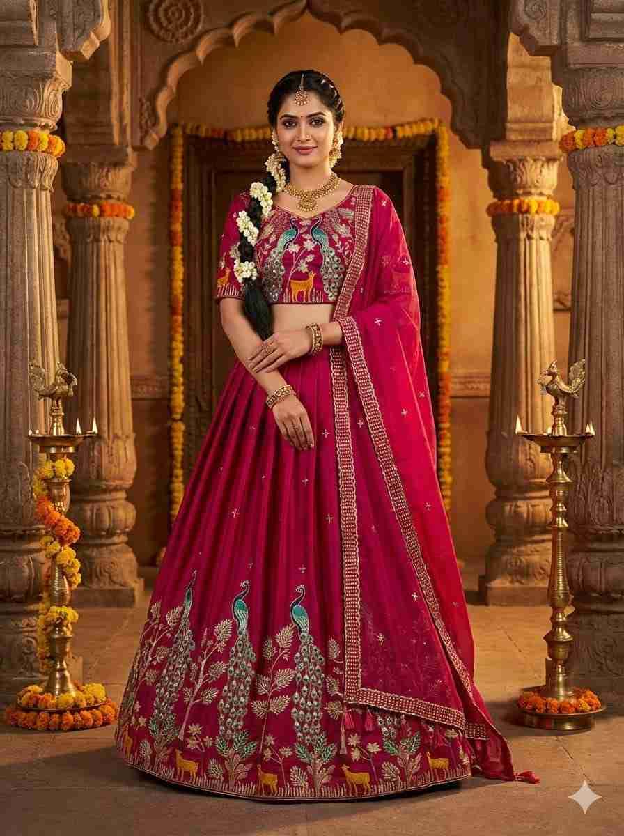 Pc-73 By Fashid Wholesale 01 To 04 Series Wear Collection Beautiful Stylish Colorful Fancy Party Wear & Occasional Wear Pure Chinnon Lehengas At Wholesale Price