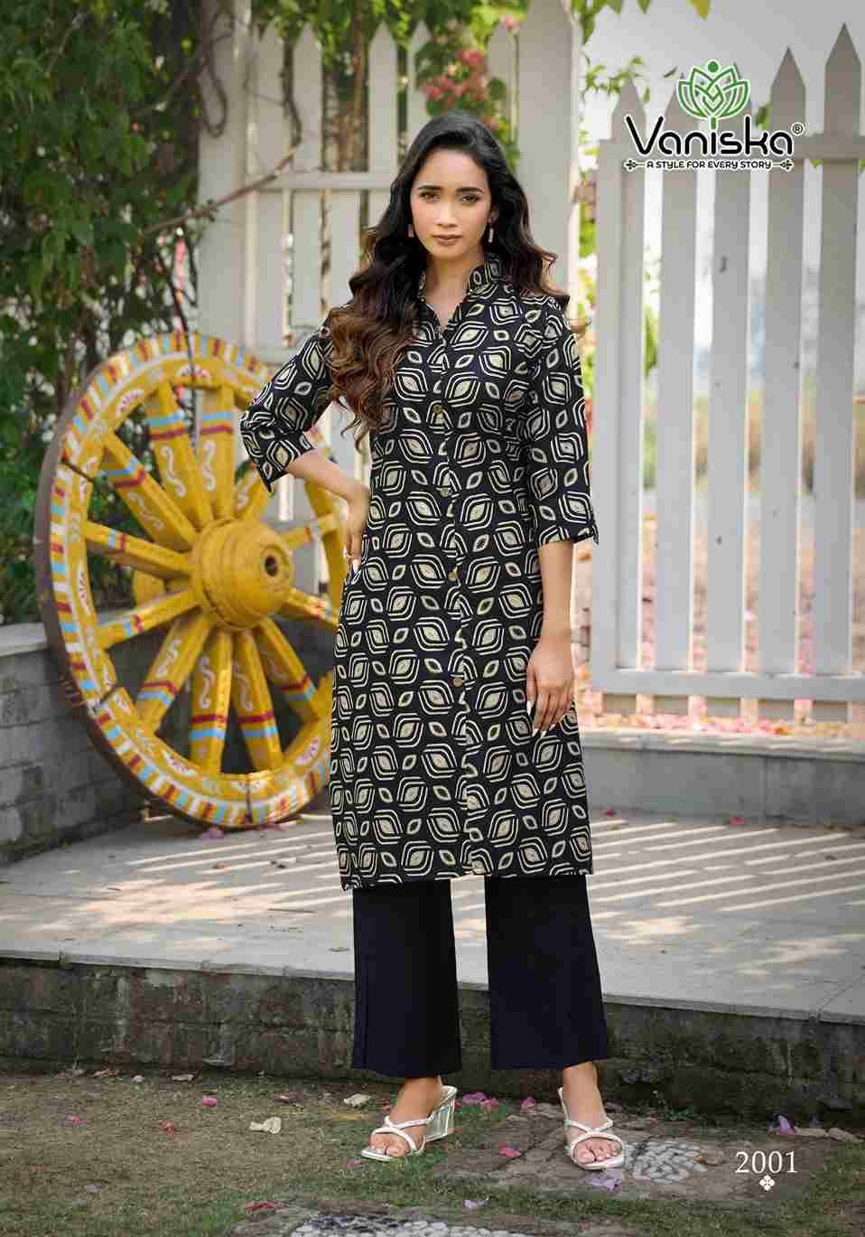 Flower Velly Vol-2 By Vaniska 2001 To 2008 Series Designer Stylish Fancy Colorful Beautiful Party Wear & Ethnic Wear Collection Vertican Print Kurtis With Bottom At Wholesale Price