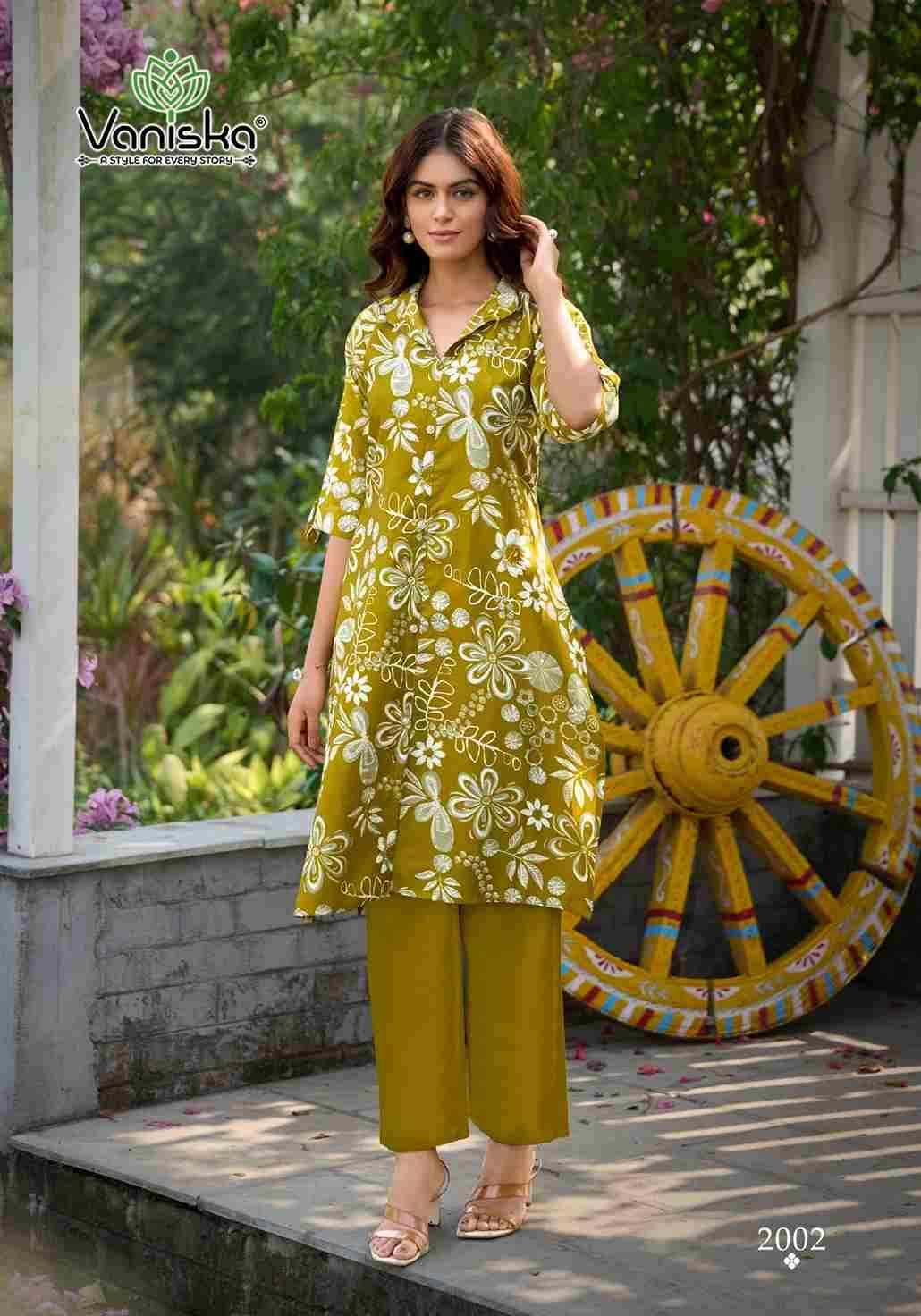 Flower Velly Vol-2 By Vaniska 2001 To 2008 Series Designer Stylish Fancy Colorful Beautiful Party Wear & Ethnic Wear Collection Vertican Print Kurtis With Bottom At Wholesale Price