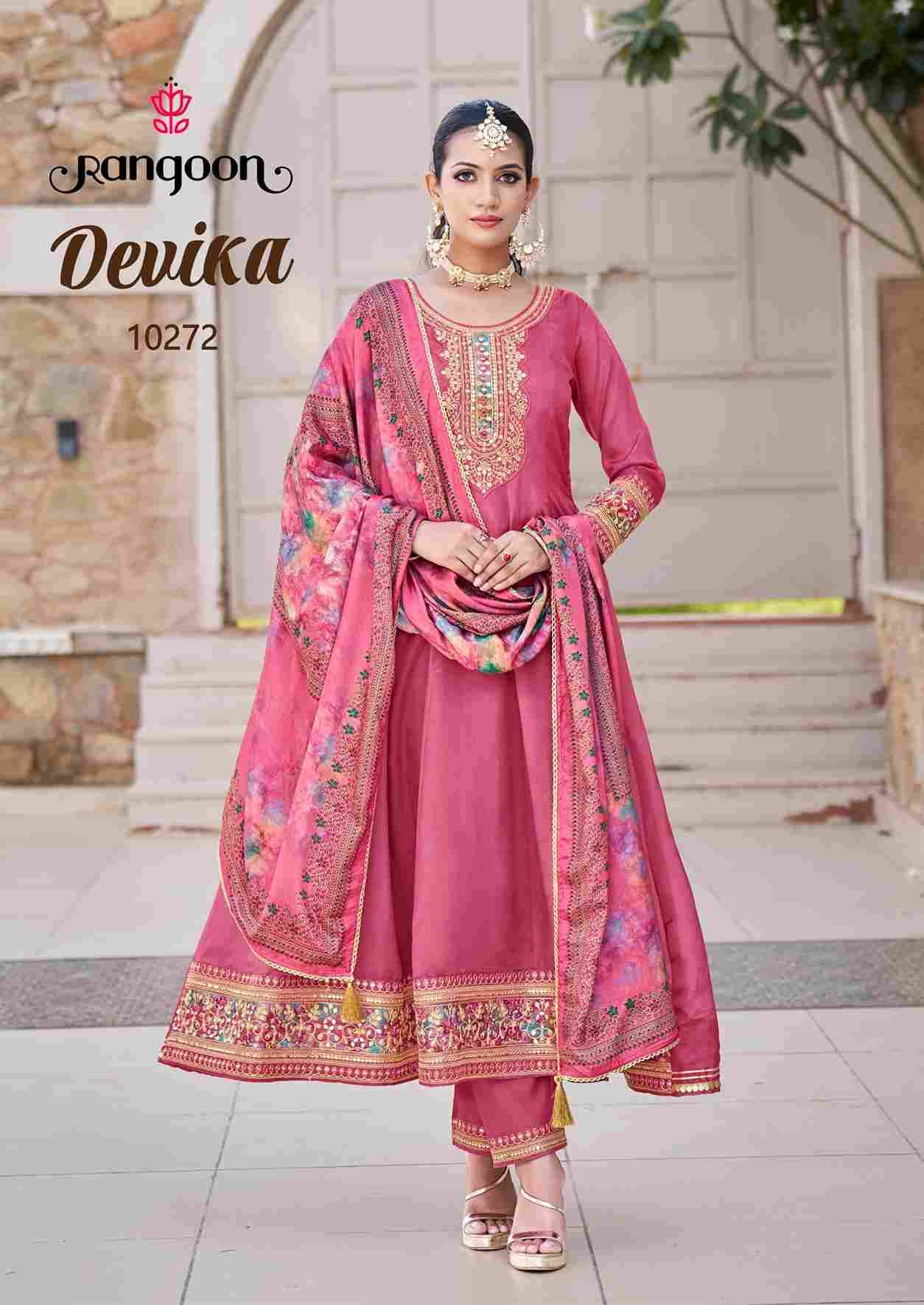 Devika By Rangoon 10271 To 10274 Series Beautiful Suits Colorful Stylish Fancy Casual Wear & Ethnic Wear Fancy Dresses At Wholesale Price