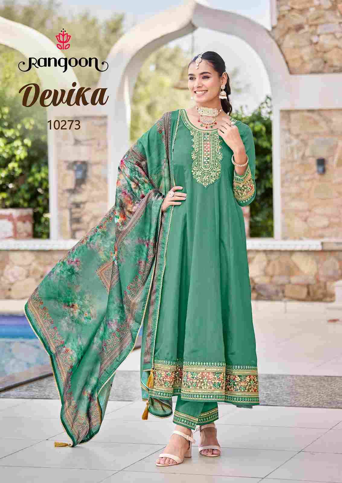 Devika By Rangoon 10271 To 10274 Series Beautiful Suits Colorful Stylish Fancy Casual Wear & Ethnic Wear Fancy Dresses At Wholesale Price