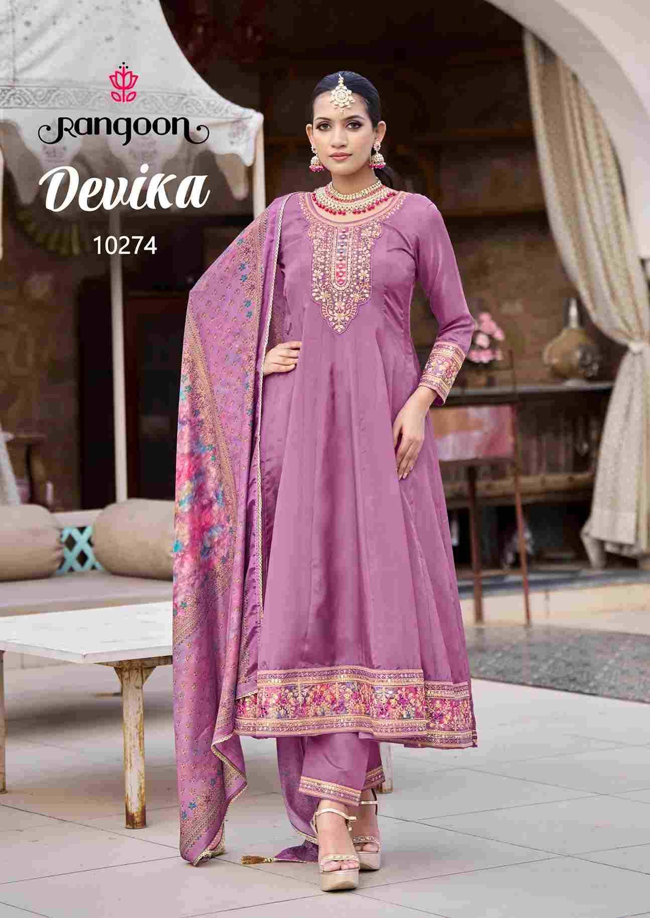 Devika By Rangoon 10271 To 10274 Series Beautiful Suits Colorful Stylish Fancy Casual Wear & Ethnic Wear Fancy Dresses At Wholesale Price