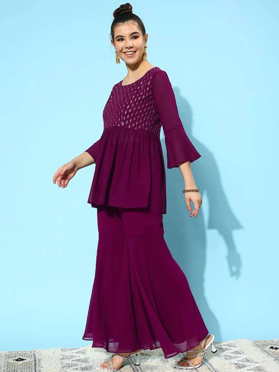 Pc-74 By Fashid Wholesale 01 To 08 Series Wear Collection Beautiful Stylish Colorful Fancy Party Wear & Occasional Wear Georgette Dresses At Wholesale Price