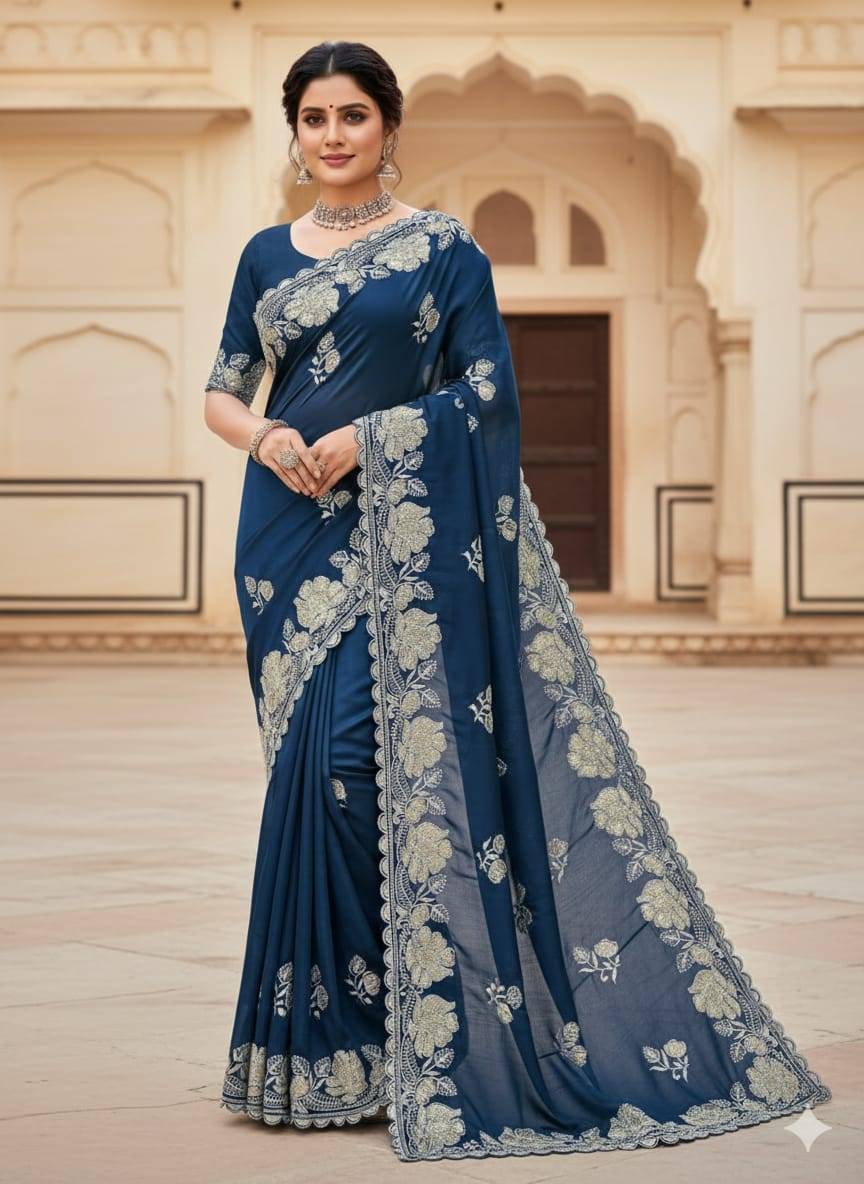Pc-75 By Fashid Wholesale 01 To 04 Series Indian Traditional Wear Collection Beautiful Stylish Fancy Colorful Party Wear & Occasional Wear Pure Soft Space Satin Silk Sarees At Wholesale Price
