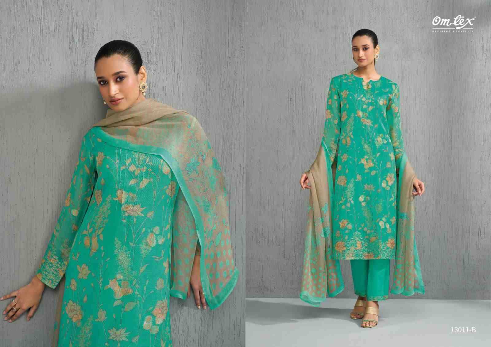 Ruvia By Om Tex 13011-A To 13011-D Series Beautiful Suits Stylish Fancy Colorful Party Wear & Ethnic Wear Jacquard Dresses At Wholesale Price