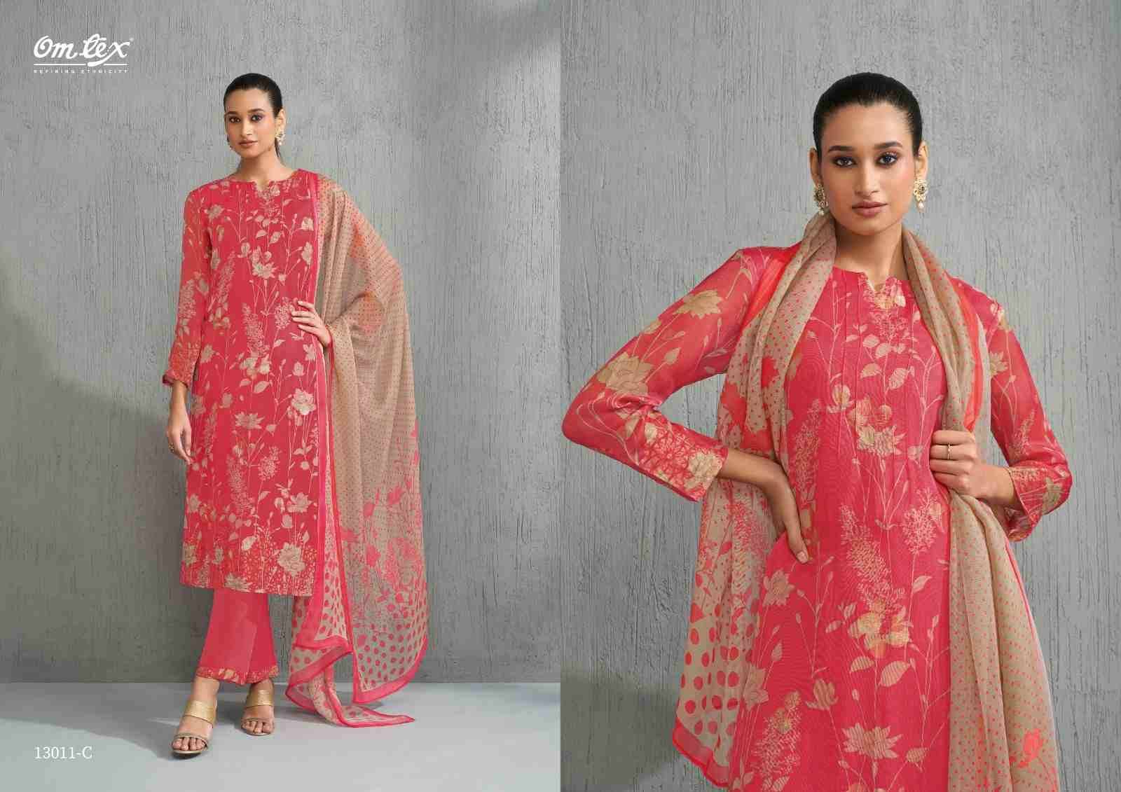 Ruvia By Om Tex 13011-A To 13011-D Series Beautiful Suits Stylish Fancy Colorful Party Wear & Ethnic Wear Jacquard Dresses At Wholesale Price