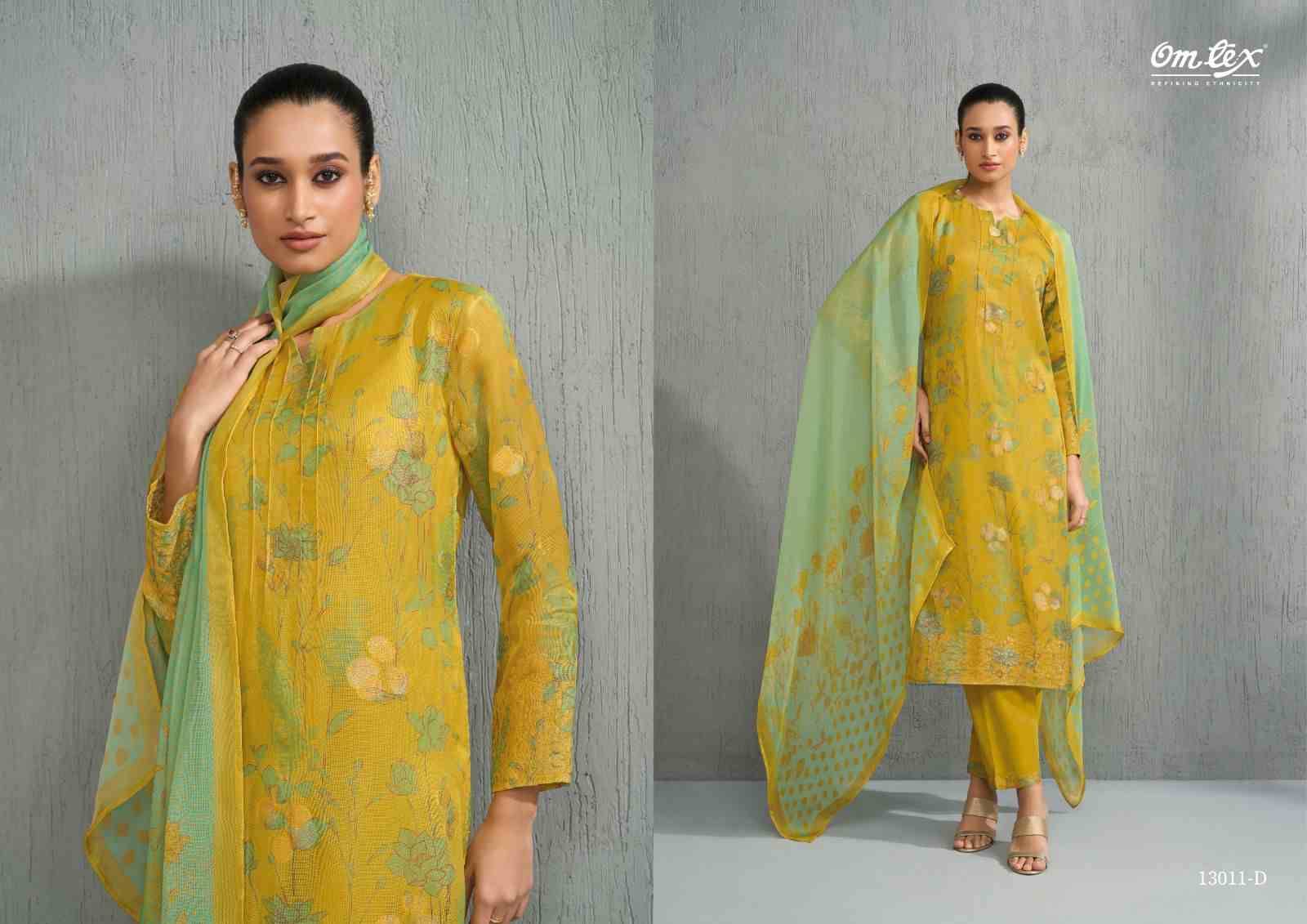 Ruvia By Om Tex 13011-A To 13011-D Series Beautiful Suits Stylish Fancy Colorful Party Wear & Ethnic Wear Jacquard Dresses At Wholesale Price