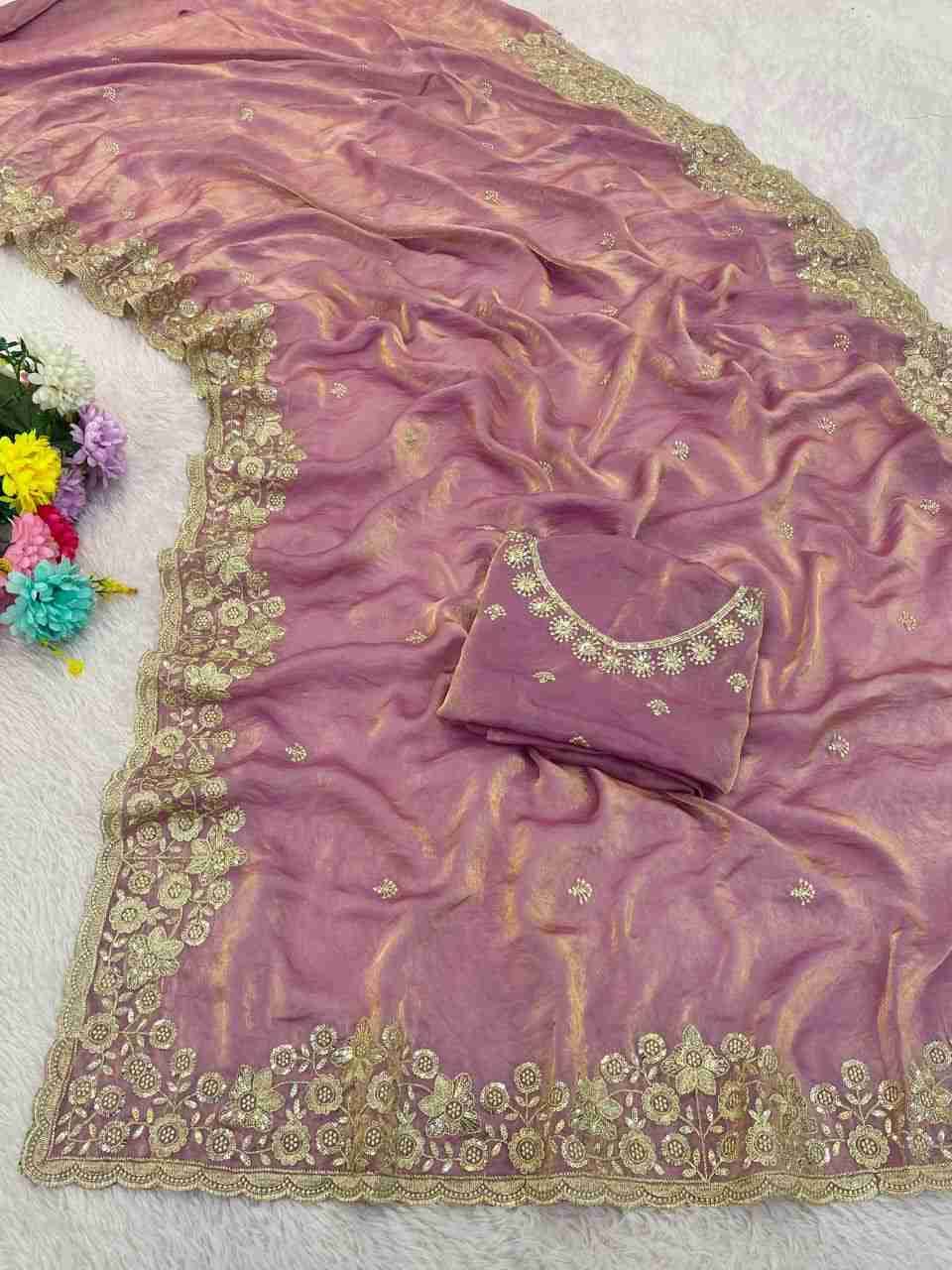 Vs-Padmavati By Fashid Wholesale 01 To 04 Series Indian Traditional Wear Collection Beautiful Stylish Fancy Colorful Party Wear & Occasional Wear Fendy Satin Sarees At Wholesale Price