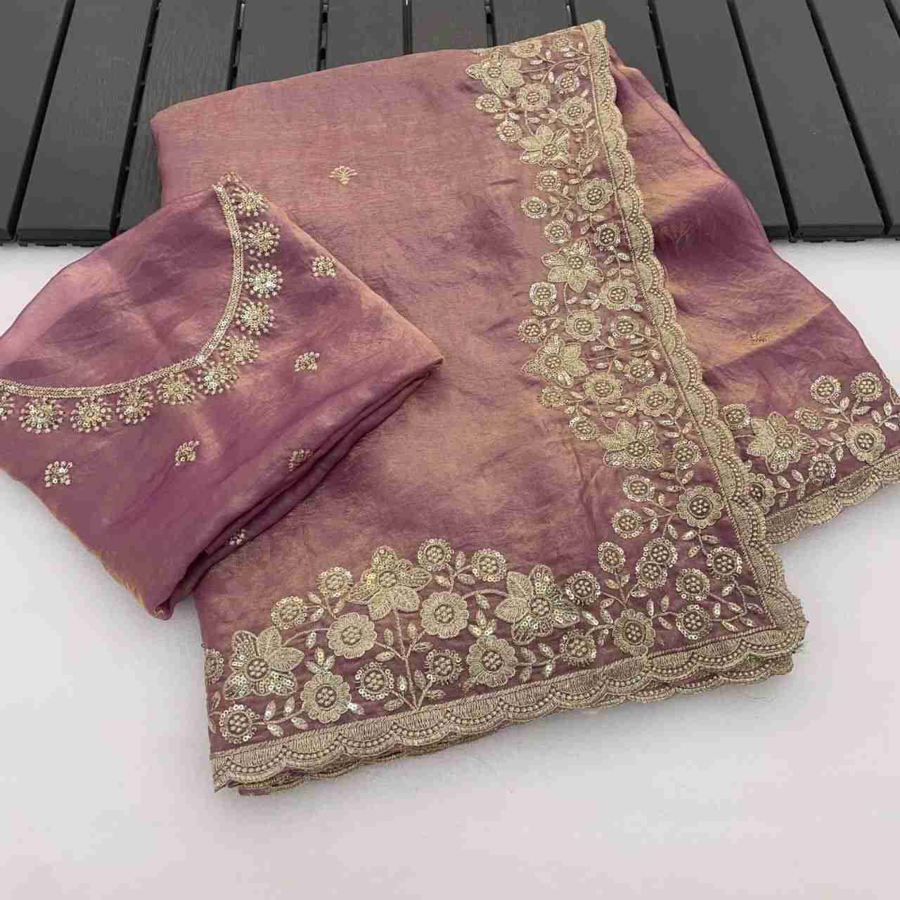 Vs-Padmavati By Fashid Wholesale 01 To 04 Series Indian Traditional Wear Collection Beautiful Stylish Fancy Colorful Party Wear & Occasional Wear Fendy Satin Sarees At Wholesale Price