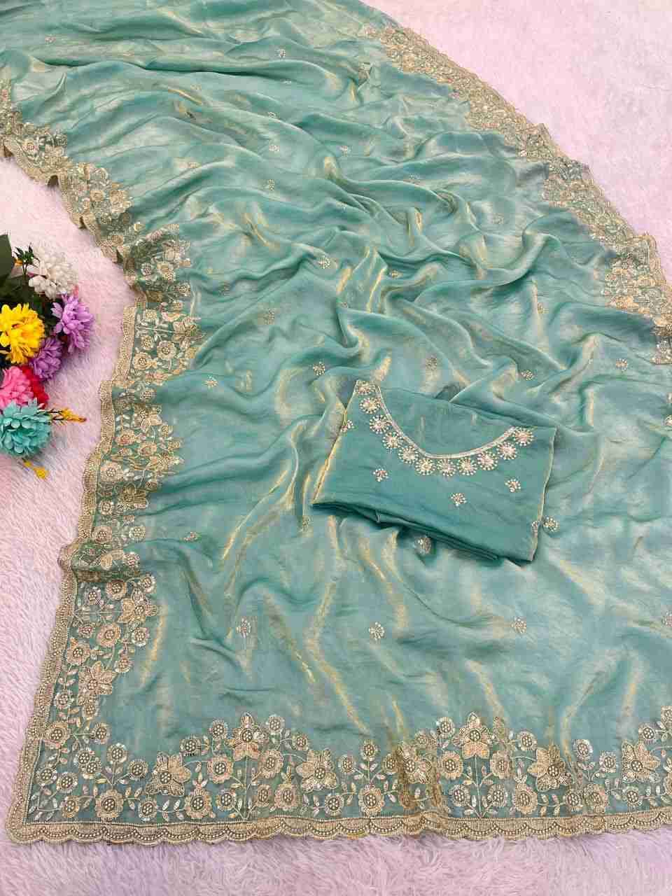 Vs-Padmavati By Fashid Wholesale 01 To 04 Series Indian Traditional Wear Collection Beautiful Stylish Fancy Colorful Party Wear & Occasional Wear Fendy Satin Sarees At Wholesale Price