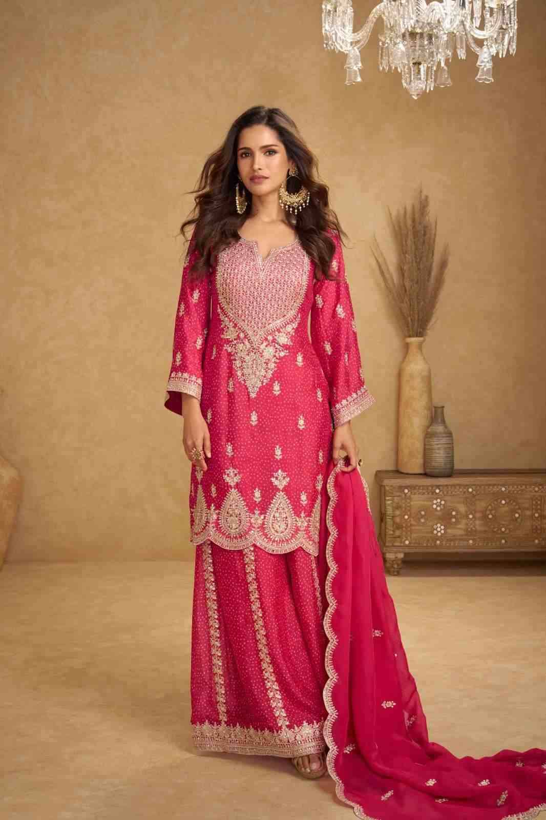 Kareena By Gulkayra Designer 7607 To 7608 Series Beautiful Sharara Suits Colorful Stylish Fancy Casual Wear & Ethnic Wear Chinnon Dresses At Wholesale Price