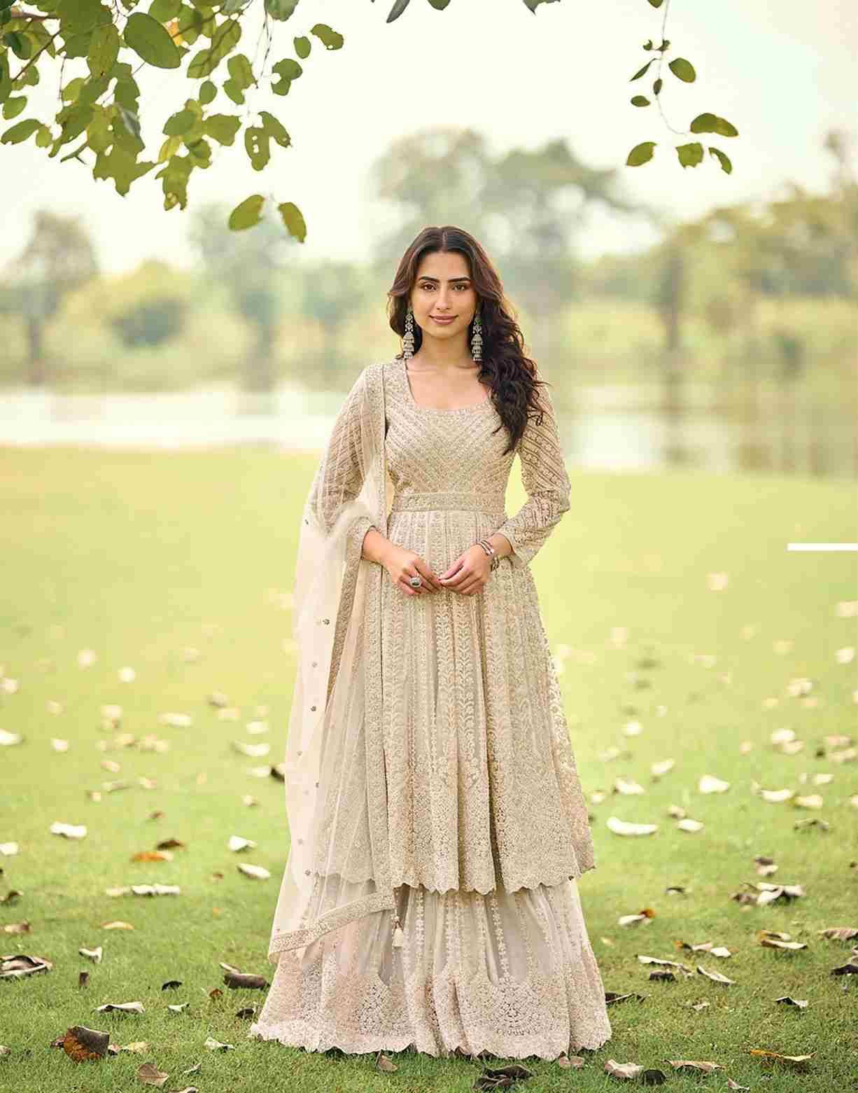 Sabnam By Sayuri 10264 To 10267 Series Designer Festive Suits Collection Beautiful Stylish Fancy Colorful Party Wear & Occasional Wear Net Dresses At Wholesale Price