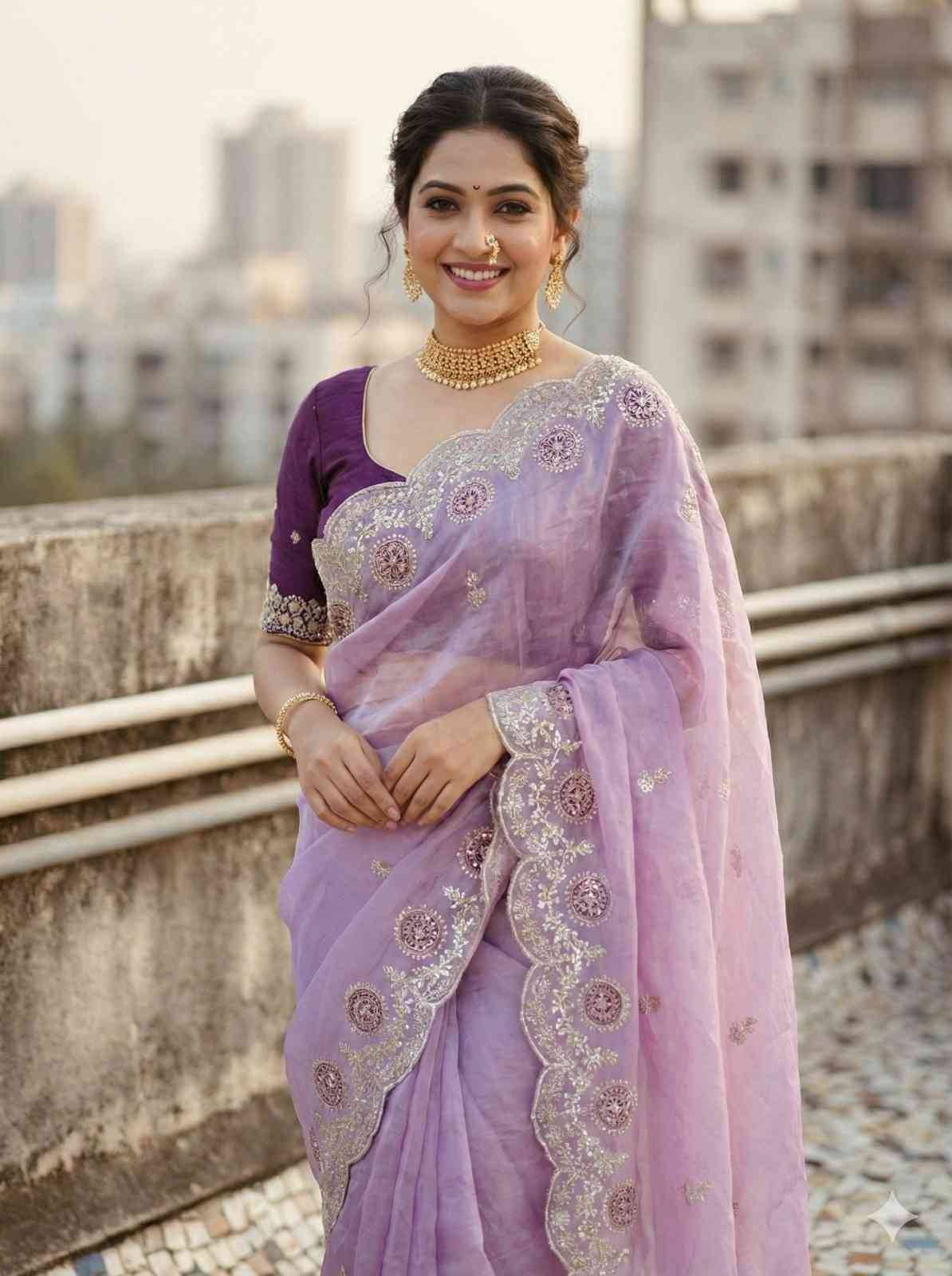 Vs-Nagma By Fashid Wholesale 01 To 05 Series Indian Traditional Wear Collection Beautiful Stylish Fancy Colorful Party Wear & Occasional Wear Gold Crush Sarees At Wholesale Price