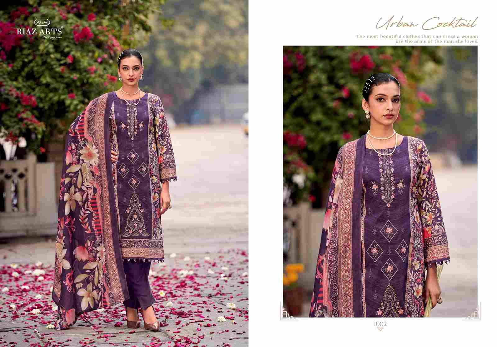Abu Saeed By Riaz Arts 1001 To 1006 Series Beautiful Festive Suits Stylish Fancy Colorful Casual Wear & Ethnic Wear Cotton Cambric Lawn Print Dresses At Wholesale Price