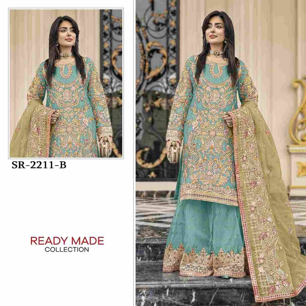 2211 By Fashid Wholesale 2211-A To 2211-D Series Beautiful Pakistani Suits Colorful Stylish Fancy Casual Wear & Ethnic Wear Ragga Chiffon Dresses At Wholesale Price