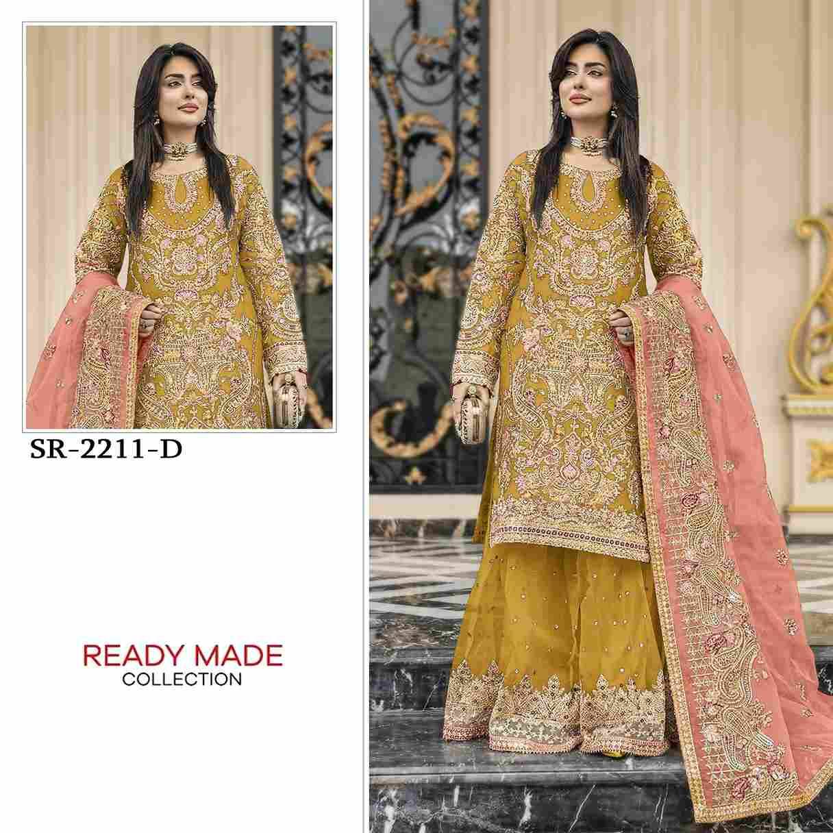 2211 By Fashid Wholesale 2211-A To 2211-D Series Beautiful Pakistani Suits Colorful Stylish Fancy Casual Wear & Ethnic Wear Ragga Chiffon Dresses At Wholesale Price
