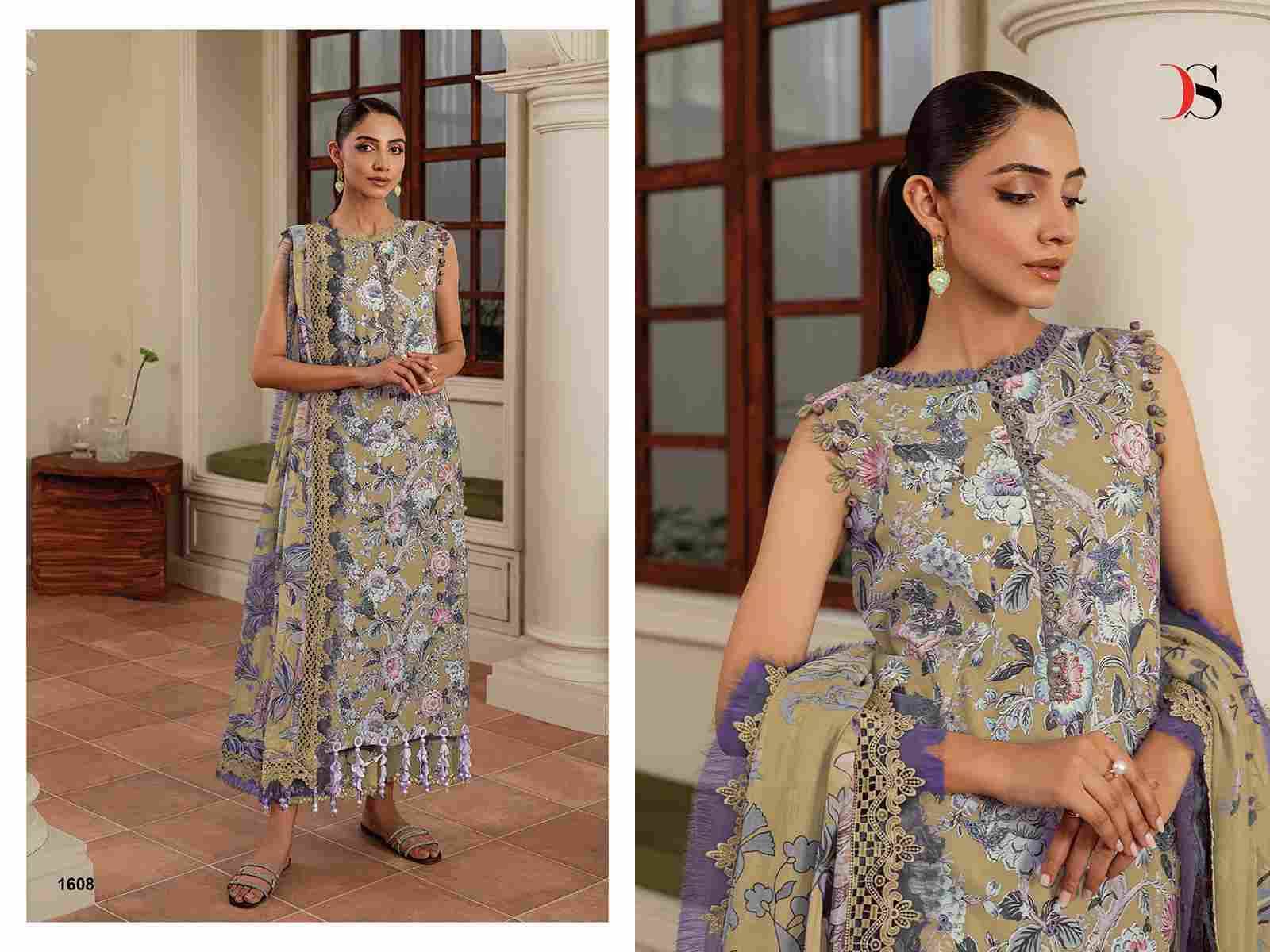 Jade Lumea By Deepsy Suits 1601 To 1608 Series Designer Pakistani Suits Beautiful Stylish Fancy Colorful Party Wear & Occasional Wear Pure Cotton Dresses At Wholesale Price