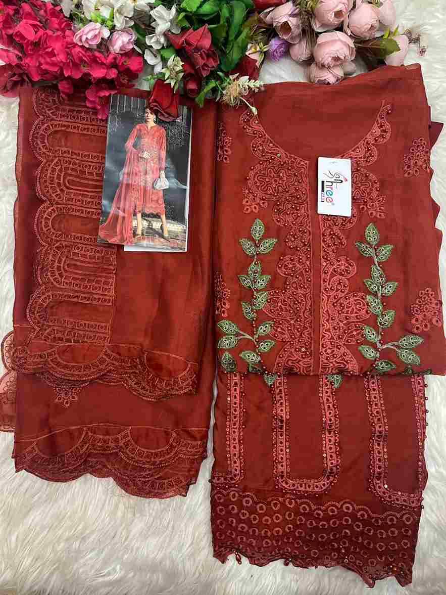 Shree Fabs Hit Design SF-5576 Colours By Shree Fabs SF-5576-A To SF-5576-D Series Beautiful Stylish Pakistani Suits Fancy Colorful Casual Wear & Ethnic Wear & Ready To Wear Chiffon Embroidery Dresses At Wholesale Price