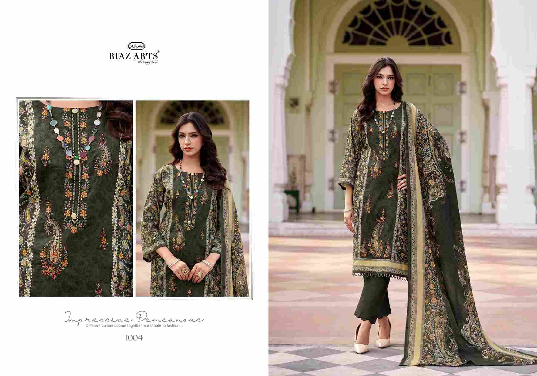 Farmaish By Riaz Arts 1001 To 1006 Series Beautiful Festive Suits Stylish Fancy Colorful Casual Wear & Ethnic Wear Cotton Cambric Lawn Print Dresses At Wholesale Price