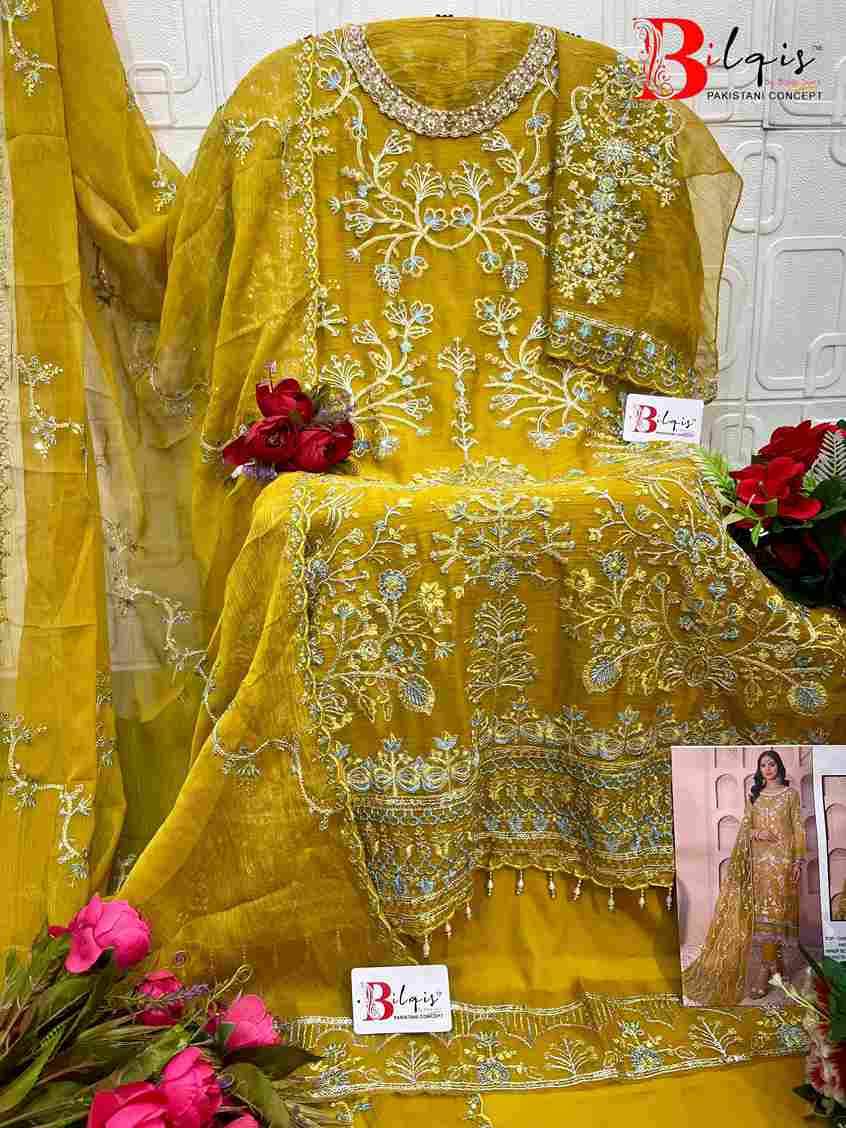 Bilqis 247 Colours By Bilqis 247-A To 247-D Series Beautiful Pakistani Suits Stylish Fancy Colorful Party Wear & Occasional Wear Chiffon Embroidery Dresses At Wholesale Price