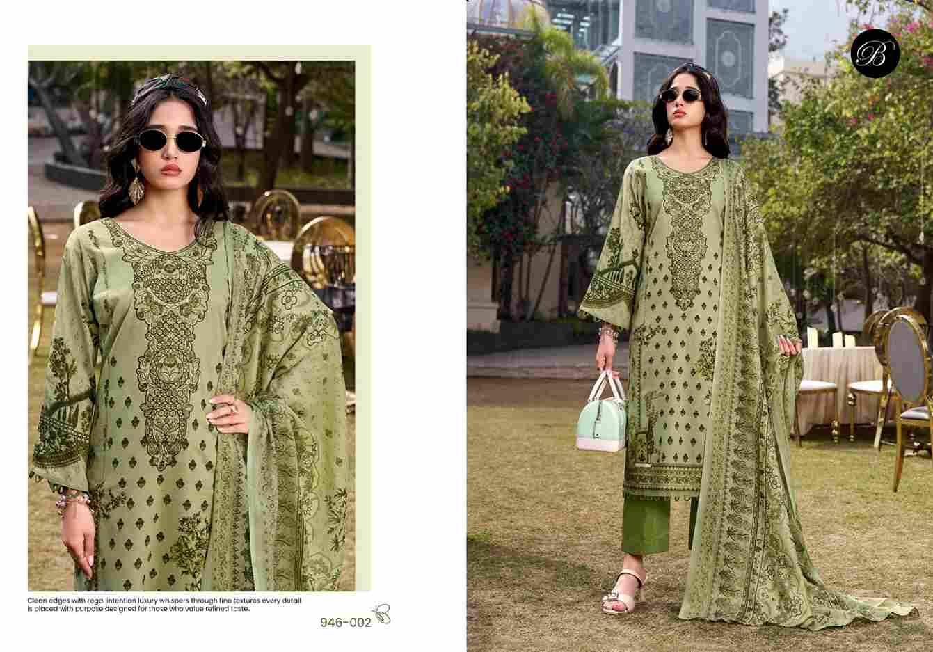 Naira Vol-130 By Belliza 946-001 To 946-008 Series Beautiful Festive Suits Stylish Fancy Colorful Casual Wear & Ethnic Wear Pure Cotton Print Dresses At Wholesale Price