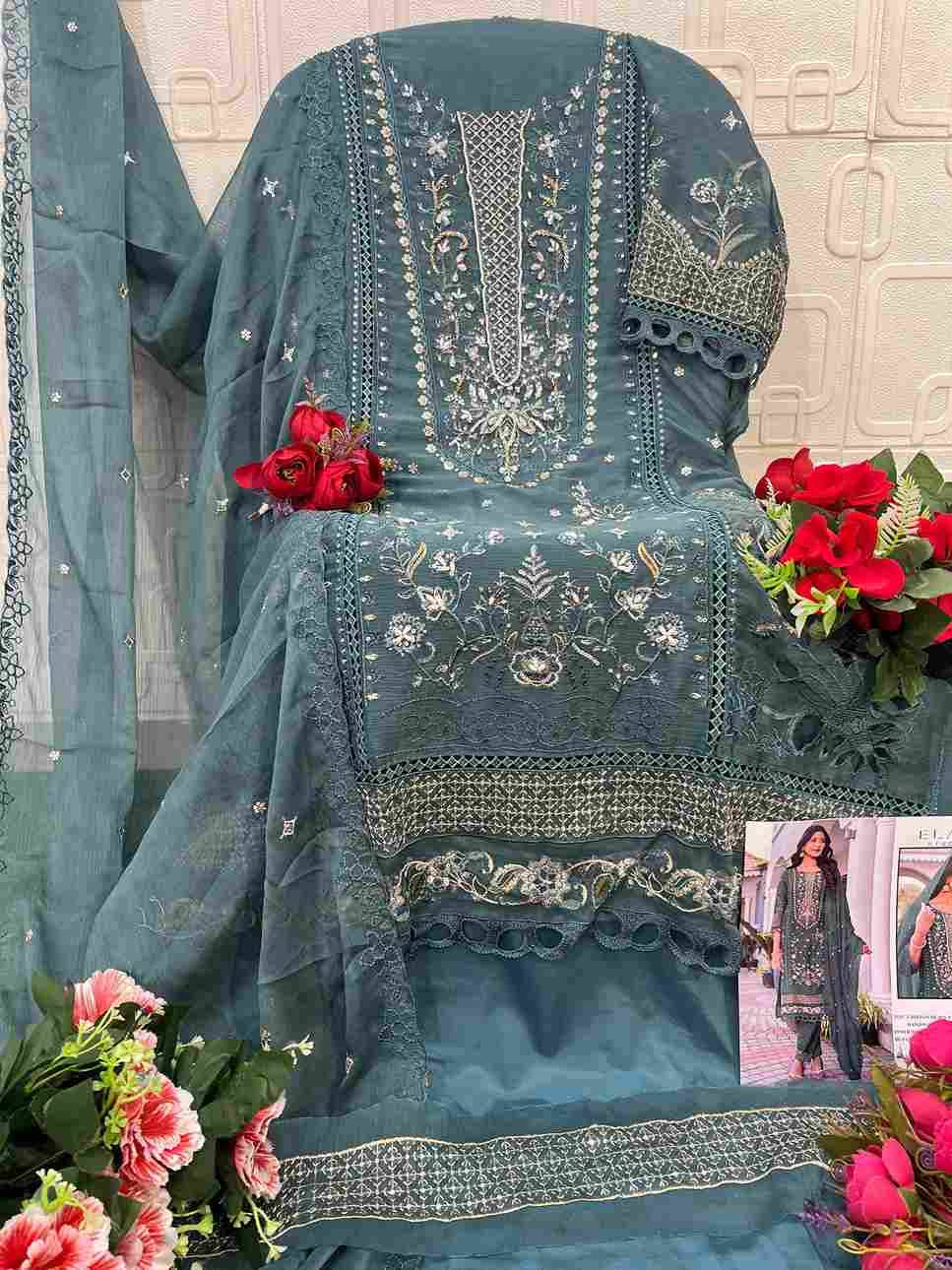 Elan 10 Colours By Elan Studio 10-A To 10-D Series Designer Pakistani Suits Beautiful Stylish Fancy Colorful Party Wear & Occasional Wear Chiffon With Embroidery Dresses At Wholesale Price