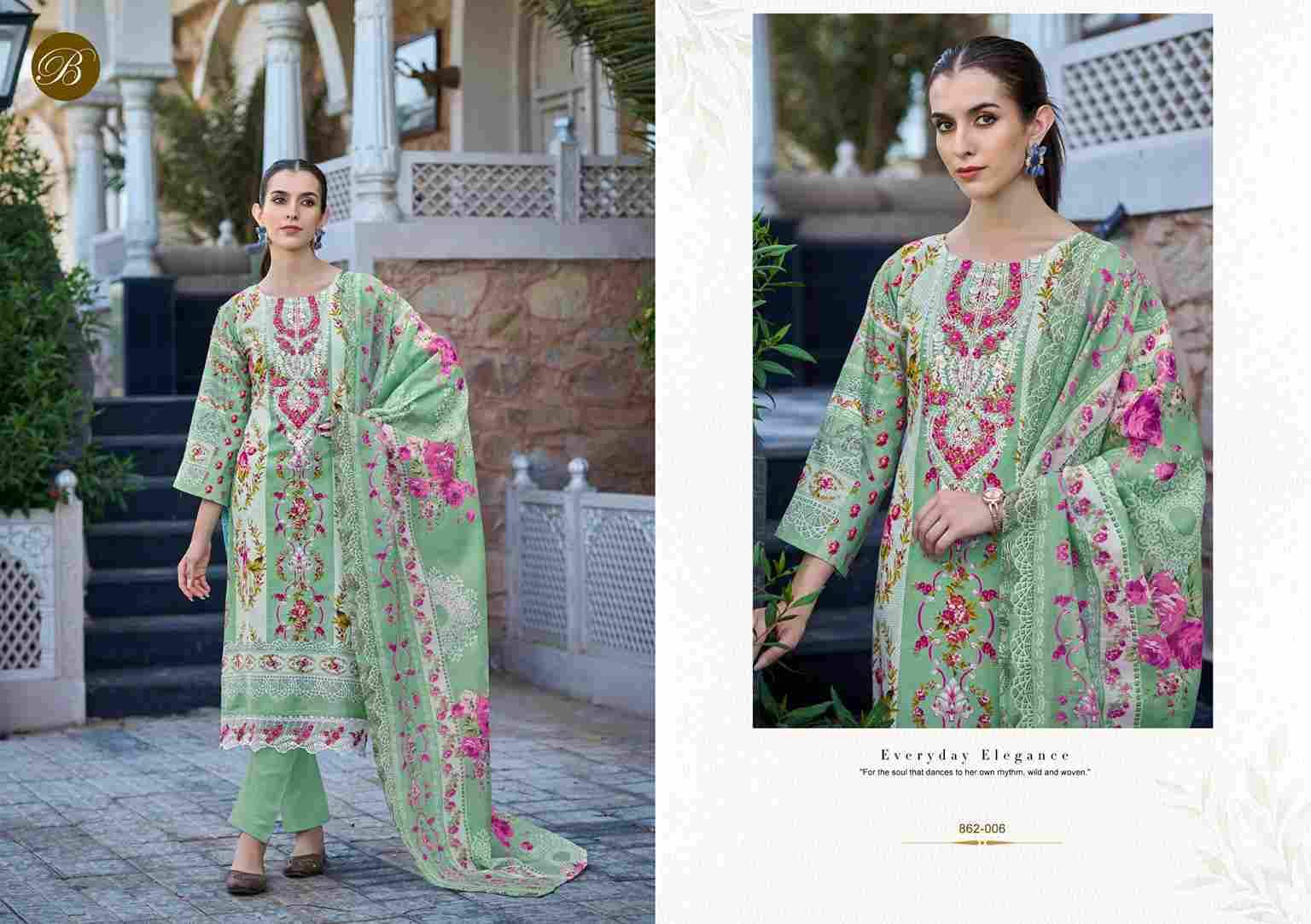 Safiya By Belliza 862-001 To 862-006 Series Beautiful Stylish Festive Suits Fancy Colorful Casual Wear & Ethnic Wear & Ready To Wear Pure Cotton Digital Print Dresses At Wholesale Price
