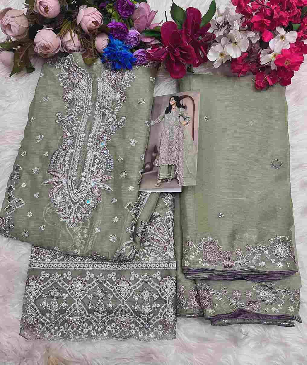 Shree Fabs Hit Design K-5541 Colours By Shree Fabs K-5541-A To K-5541-D Series Beautiful Stylish Pakistani Suits Fancy Colorful Casual Wear & Ethnic Wear & Ready To Wear Chiffon Embroidery Dresses At Wholesale Price