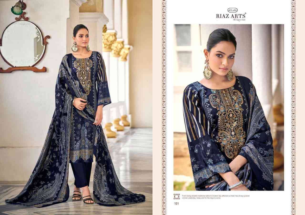 Nawazish Vol-2 By Riaz Arts 101 To 106 Series Beautiful Festive Suits Stylish Fancy Colorful Casual Wear & Ethnic Wear Cotton Cambric Lawn Print Dresses At Wholesale Price