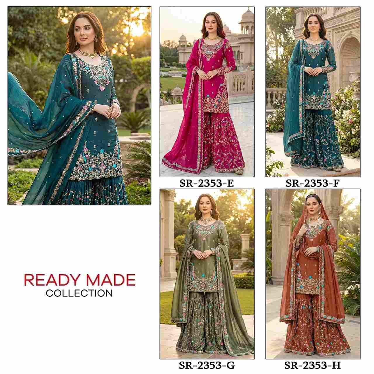 Shree Fabs Hit Design SR-2353 Vol-2 Colours By Shree Fabs SR-2353-E To SR-2353-H Series Beautiful Stylish Pakistani Suits Fancy Colorful Casual Wear & Ethnic Wear & Ready To Wear Jimmy Choo Embroidery Dresses At Wholesale Price