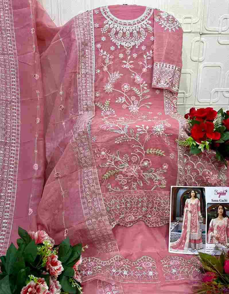 Sona Gachi By Sajida Designer Suit 1153-A To 1153-D Series Beautiful Pakistani Suits Colorful Stylish Fancy Casual Wear & Ethnic Wear Pure Dola Embroidered Dresses At Wholesale Price