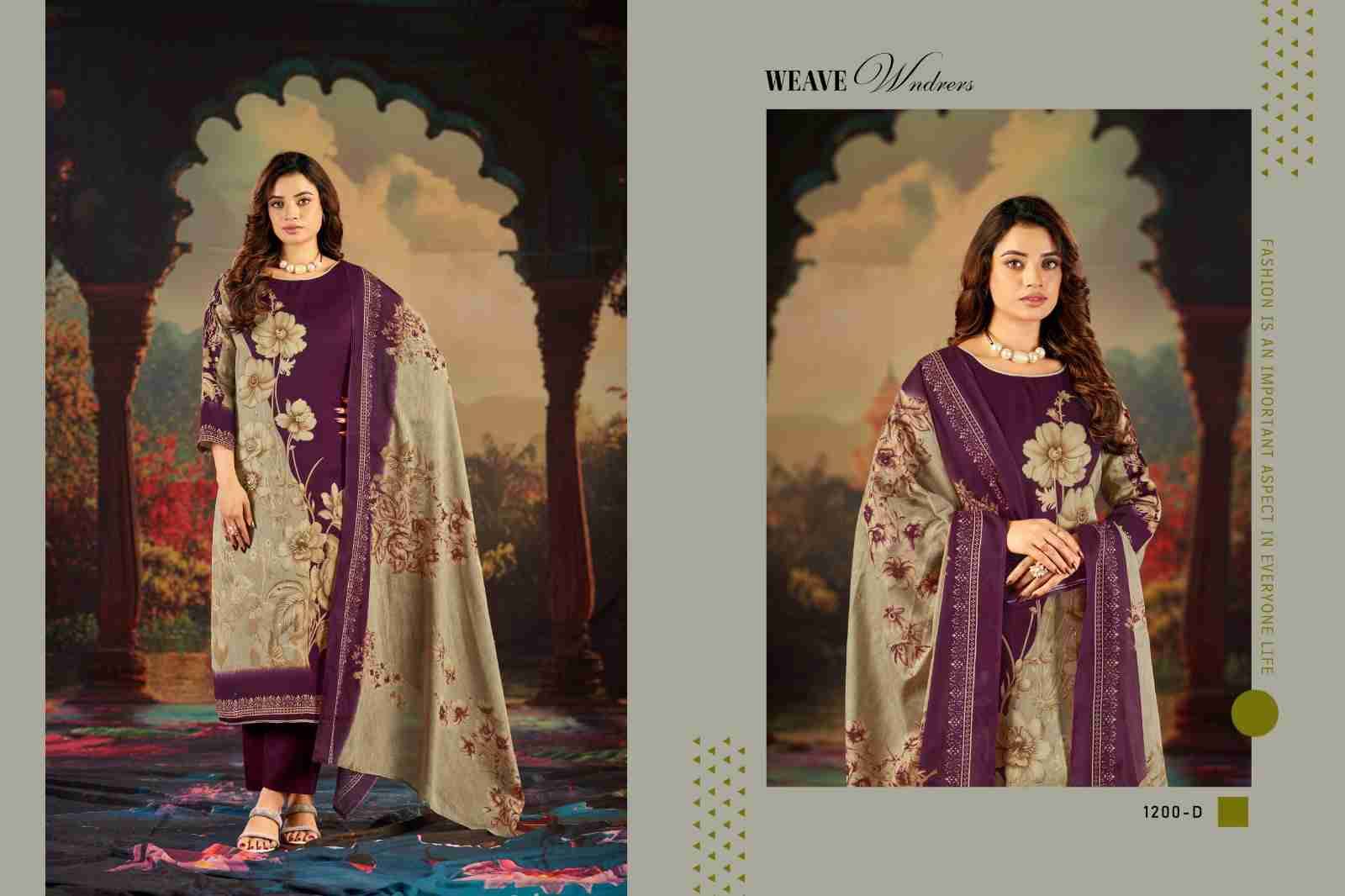 Kayka Vol-2 By Azara 1200-A To 1200-D Series Designer Stylish Fancy Colorful Beautiful Party Wear & Ethnic Wear Collection Pure Jam Cotton Dresses At Wholesale Price
